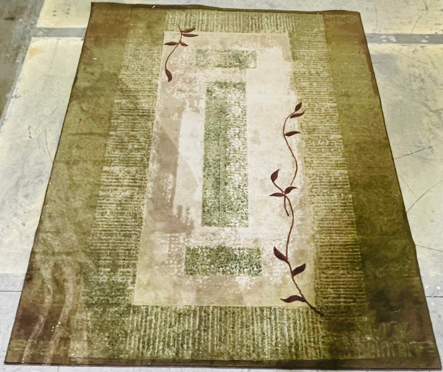 Allen + Roth Holder Green 7’10” x 10’1” Area Rug