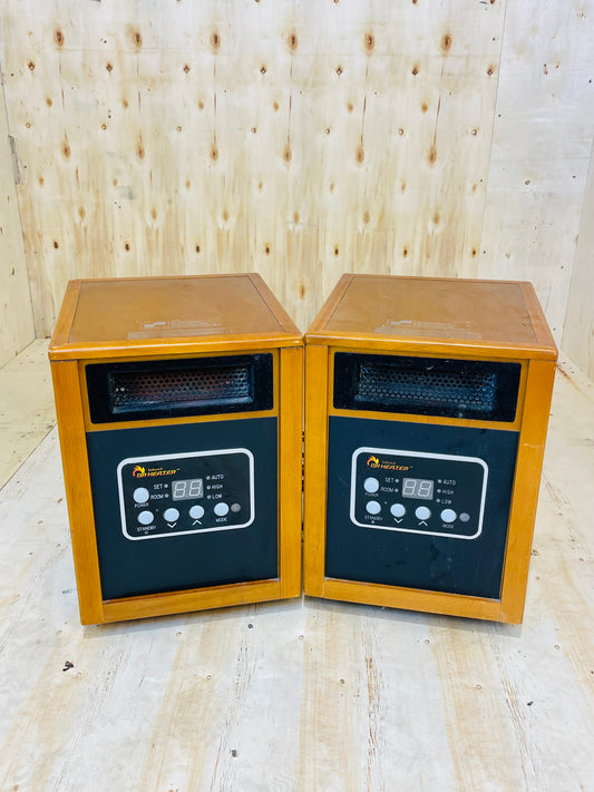 Pair of Dr Heater Infrared Cabinet Space Heaters