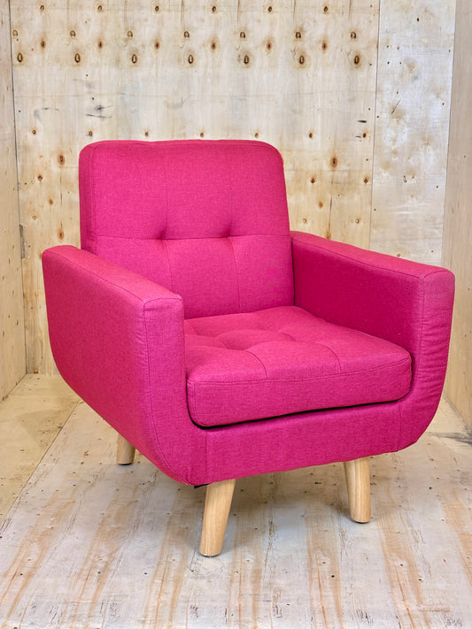 Modern Pink Accent Chair