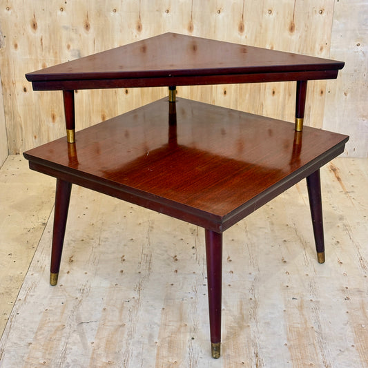 Mid-Century Style Two-Tier End Table / Side Table