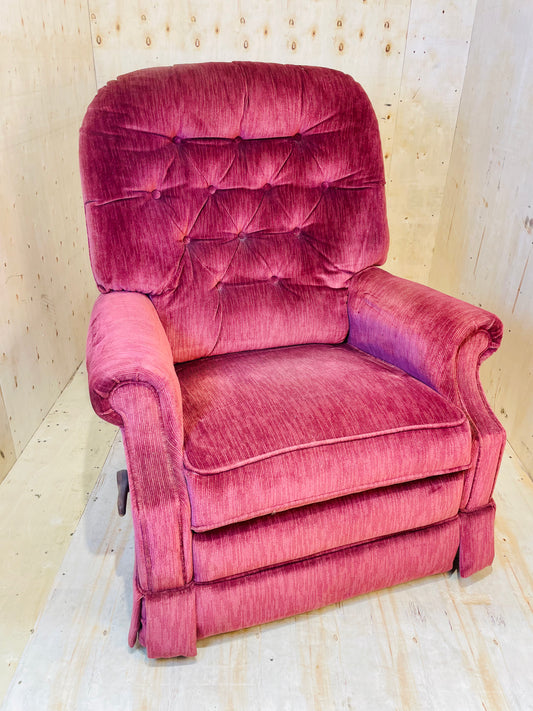 Tufted Upholstered Recliner Chair