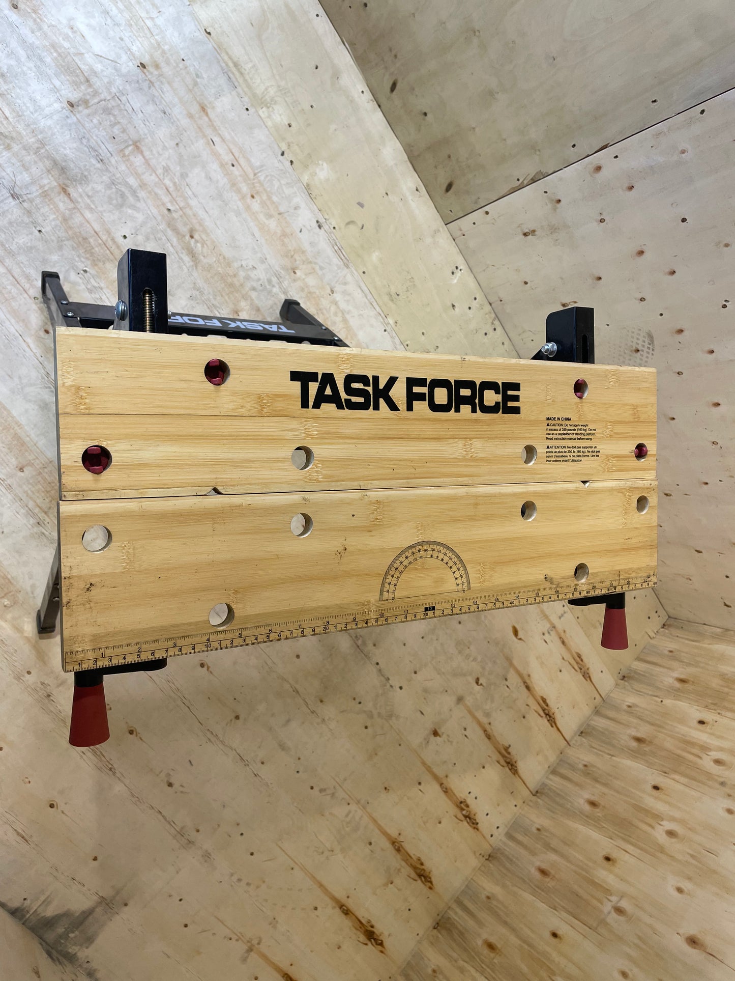 Task Force Folding Workbench / Portable Sawhorse Table